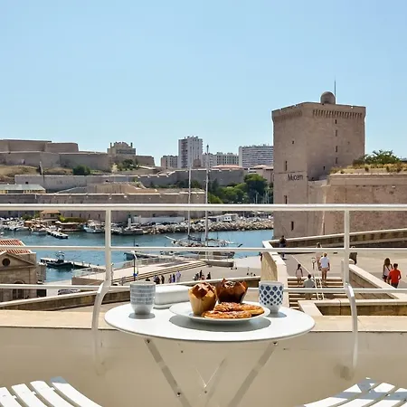 Appartamento Massilia Blue - Grand Refait à Neuf Avec Vue Sur Le Vieux Port *